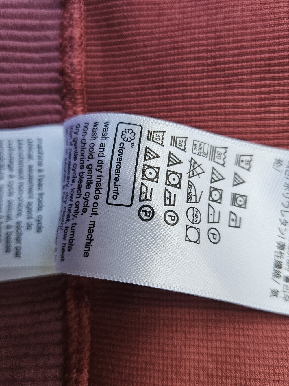 CK Seamless High-Waist Ribbed Leggings - Dusty Rose - Picture 14 of 16